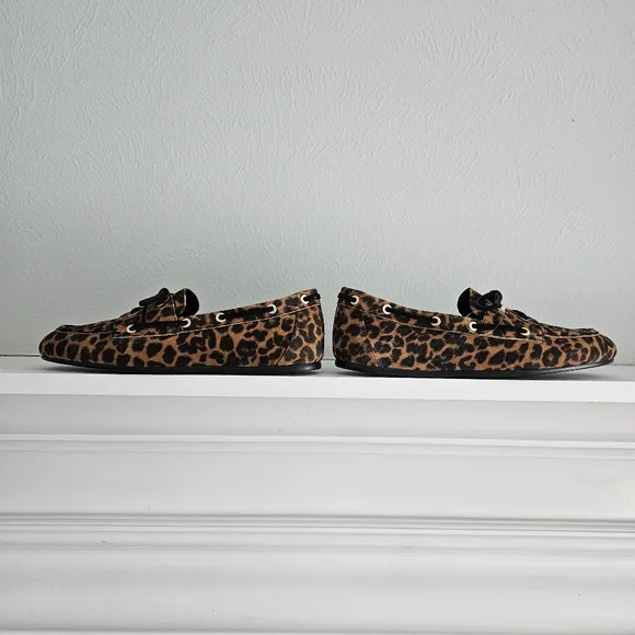 NWOT Stuart Weitzman Tinsley Leopard Moccasins/Loafers - Picture 6 of 14
